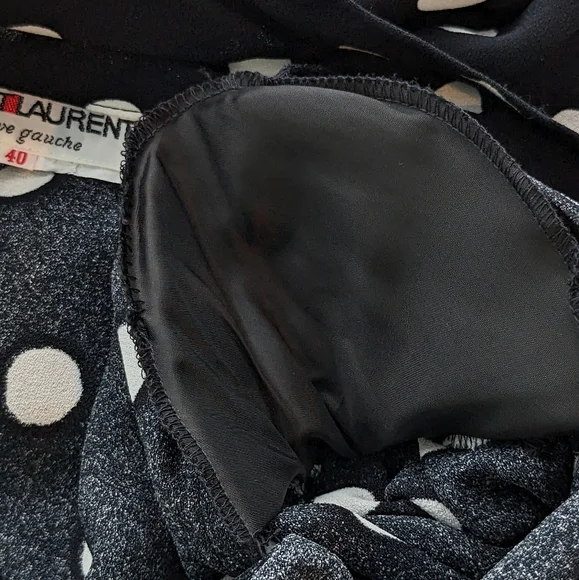 Saint Laurent • Rive Gauche Vintage Polka Dot Dress